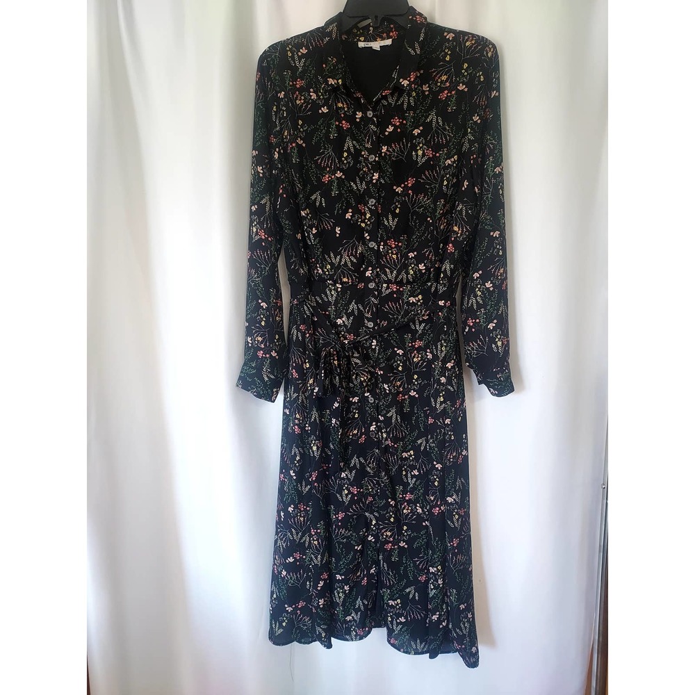 DR2 Black Floral Dress